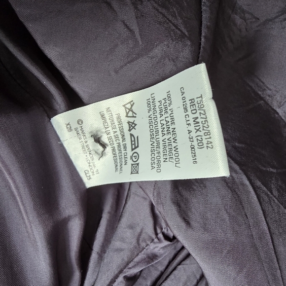 Vintage Tartan Scottish Plaid Double Breasted Blazer Preppy Academia Wool Blazer - Picture 14 of 16